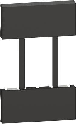 Лицев панел за Gateway със Smart контакт немски стандарт 2 мод. цвят Черен LNow Bticino с Netatmo