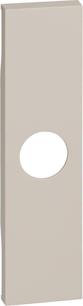 Лицев панел за TV розетка - Празен модул с отвор ф9мм - Индикатор, 1 мод. цвят Крем Living Now Bticino