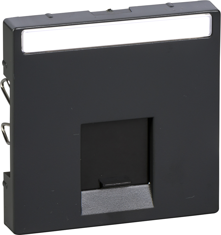Лицев панел за RJ45 цвят Антрацит System M Merten SE