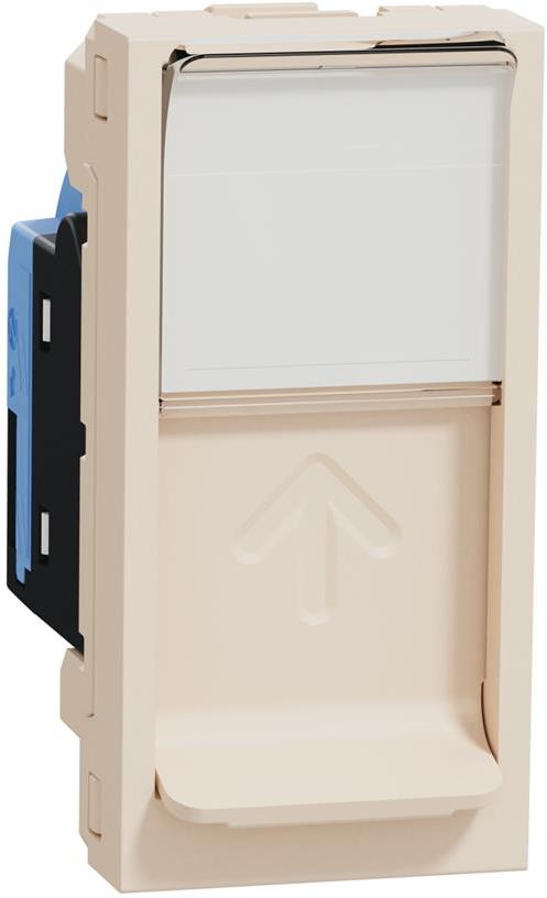 Розетка RJ 45 UTP cat. 6 S - One 1 мод. цвят Крем Unica SE
