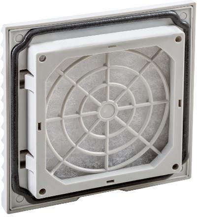 Изходяща решетка с отвор 93 x 93 mm и външни размери 117 x 117 mm IP 54 IDE