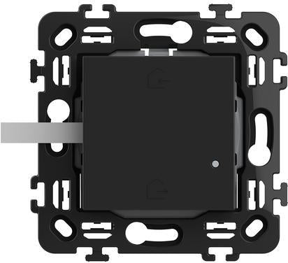 Ключ Smart 2 мод. БЕЗжичен с носеща рамка цвят Черен Classia Bticino с Netatmo