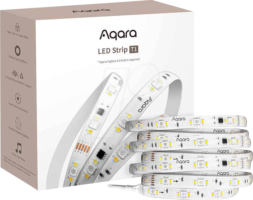 Лента LED 4.3 W 2700…6500 K 403 lm 110 ° 50000 h 2 м с контролер Aqara Strip T 1 - 0933
