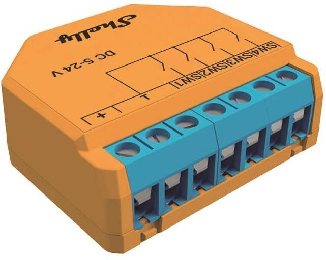 Микромодул Smart 4х аналогови входа Shelly Plus i4 DC - 265543S