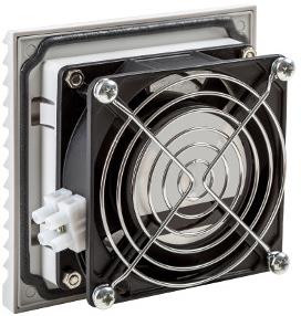 Вентилатор 34 m3 / h 230 V с отвор 93 x 93 mm с жалузи и филтър AC IP 54 IDE