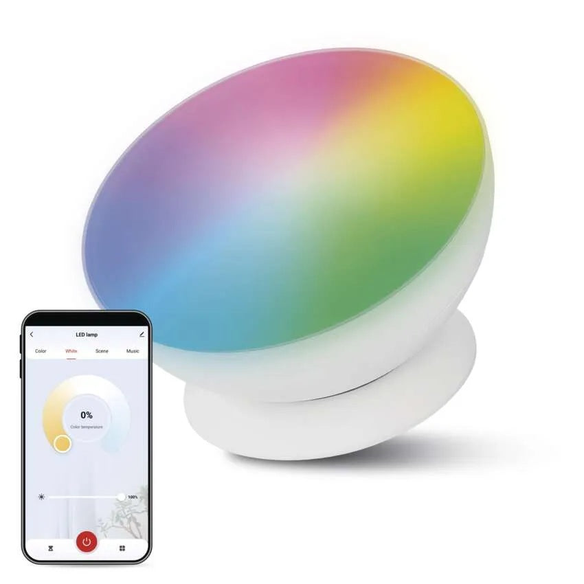 Спот LED Ø 175 7 W RGBW 330 lm димируем 20000 h IP 20 бял Wi - Fi GoSmart EMOS