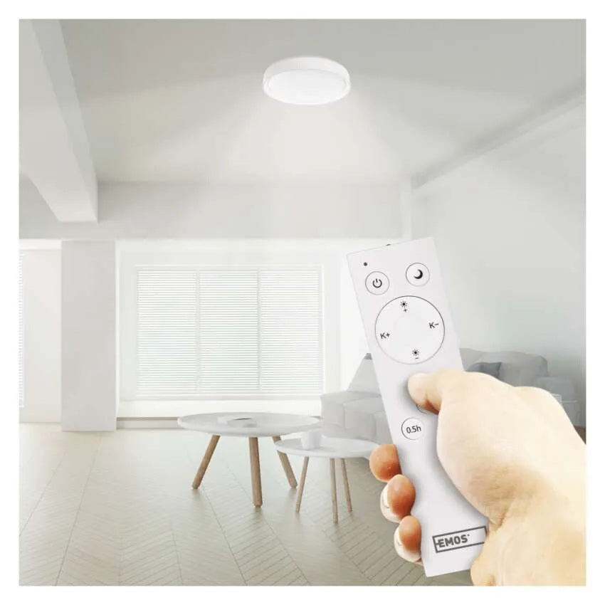 Плафон LED DN 500 45 W CCT 2700 lm 115 ° димируем 30000 h IP 20 Wi - Fi GoSmart EMOS