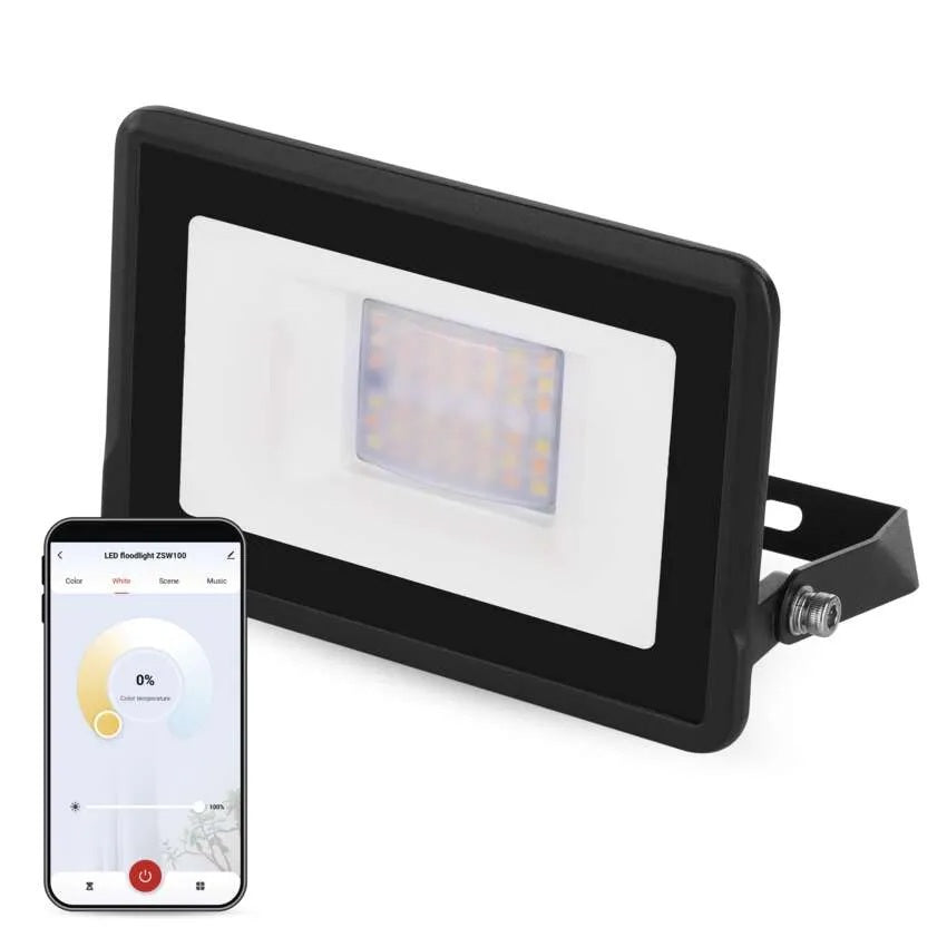 Прожектор LED 20 W RGBW 1720 lm 25000 h IP 65 черен Wi - Fi GoSmart EMOS