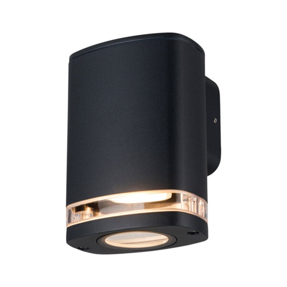 Фасаден осветител ZEVI EL 1GU10 черен IP 54 - 38884
