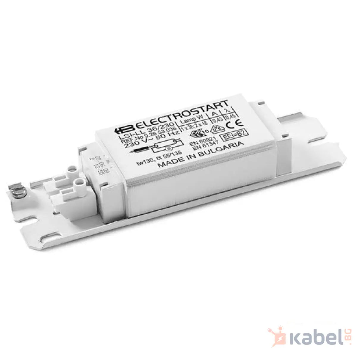 ДРОСЕЛ 36W 230V 50Hz LSILL ЗА ЛУМИНИСЦЕНТНИ ТРЪБИ В2