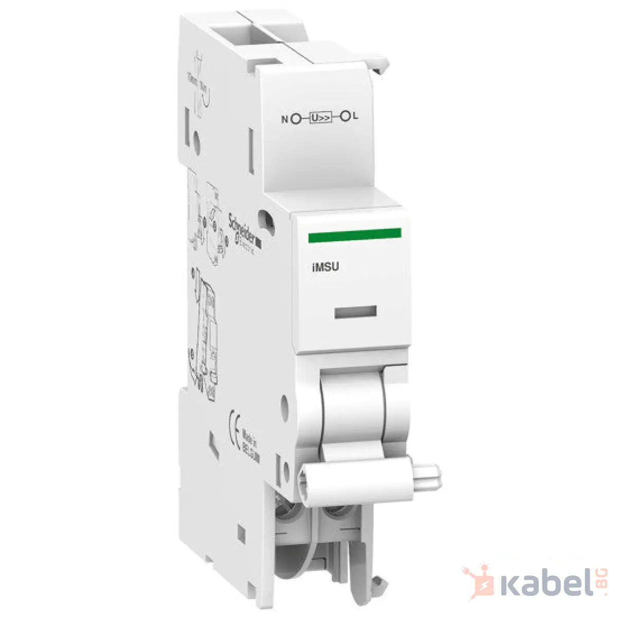 Максимално напреженов изключвател, 1P+N 230V iC60 iMSU DIN шина, реле Шнайдер