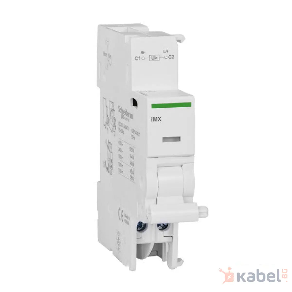 Независим работен изключвател, реле за 100-415V 110-130VDC, iC60, IMX, DIN шина, Шнайдер