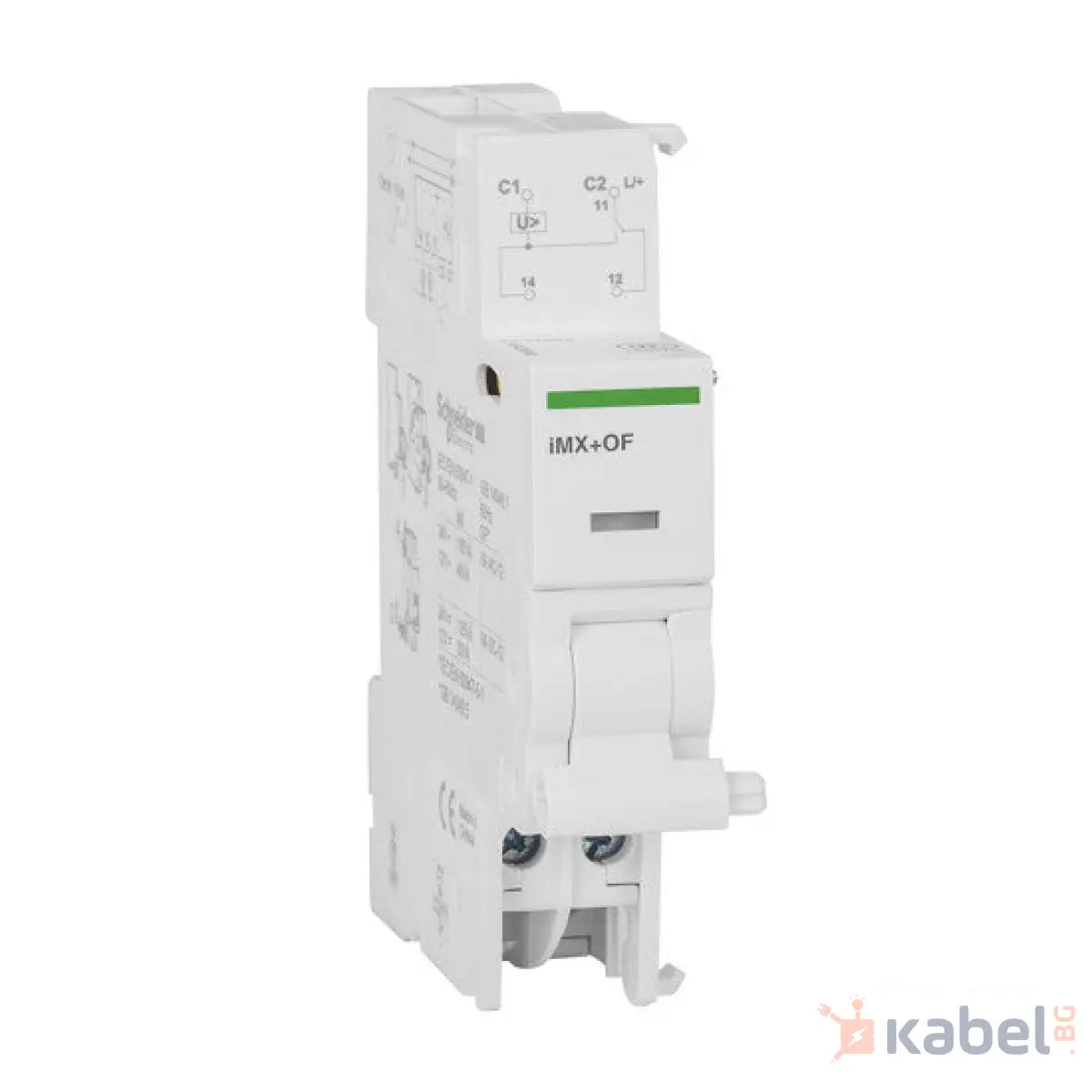 Независим изключвател, 100-415VAC, 110-130VDC, iC60, iMX+OF, DIN шина, A9A26946, Schneider