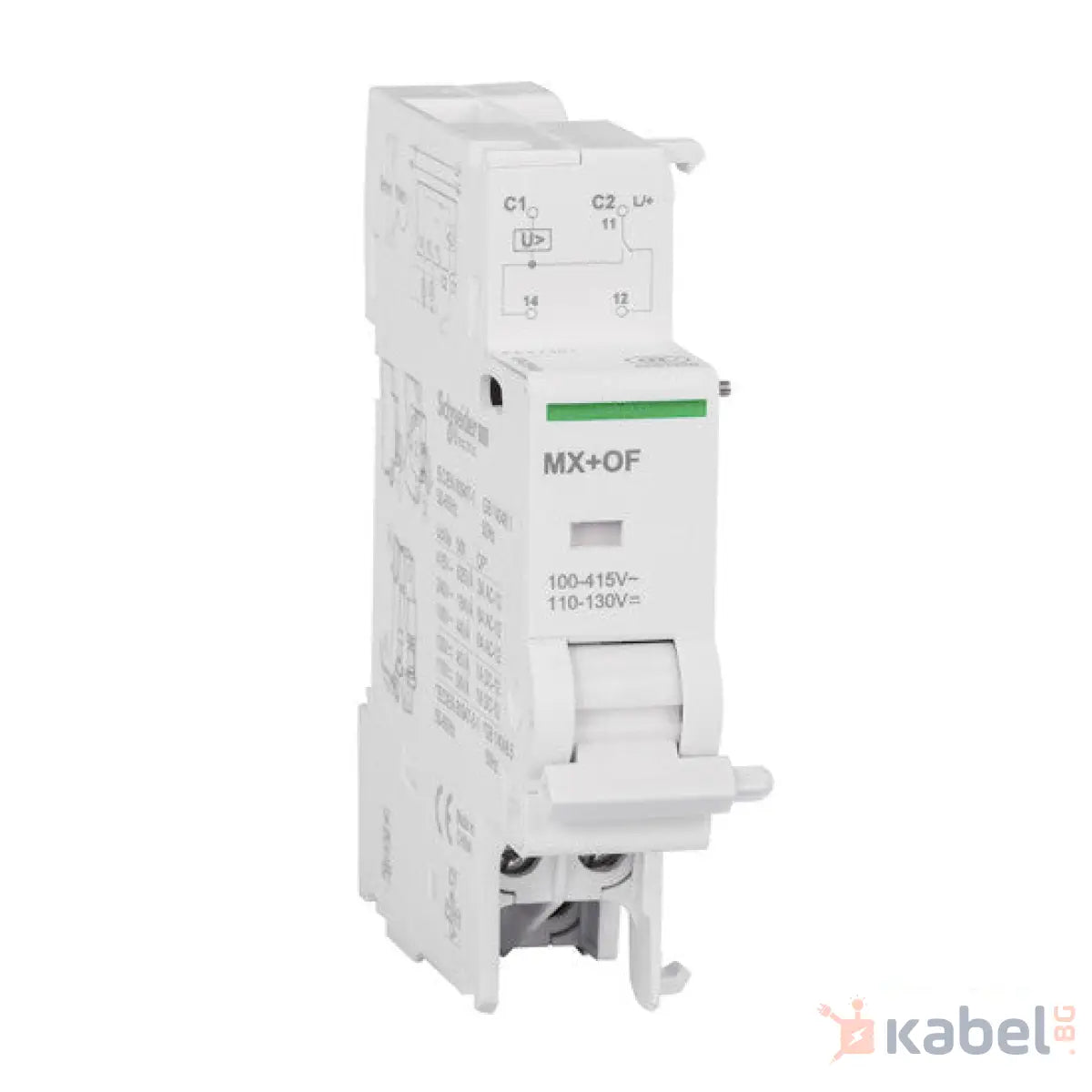 MX + OF Напреженов изключвател 3 A Schneider 220 - 415 V AC / DC