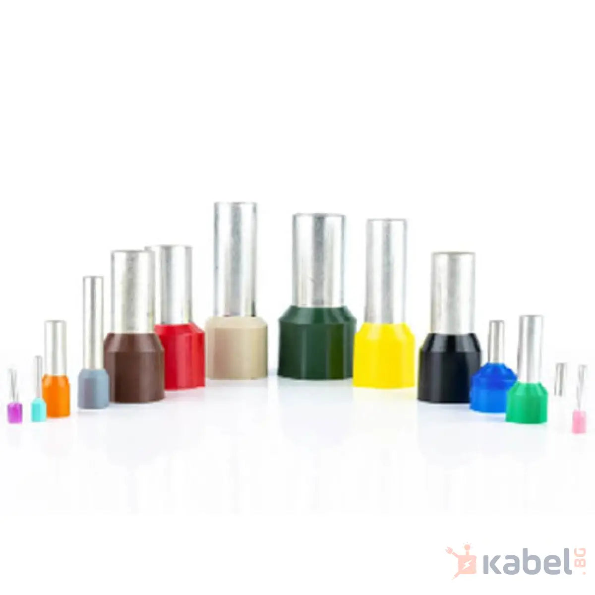 КАБЕЛЕН НАКРАЙНИК ИЗОЛИРАН Ce 005008 1х0.5mm2/8 БЯЛ