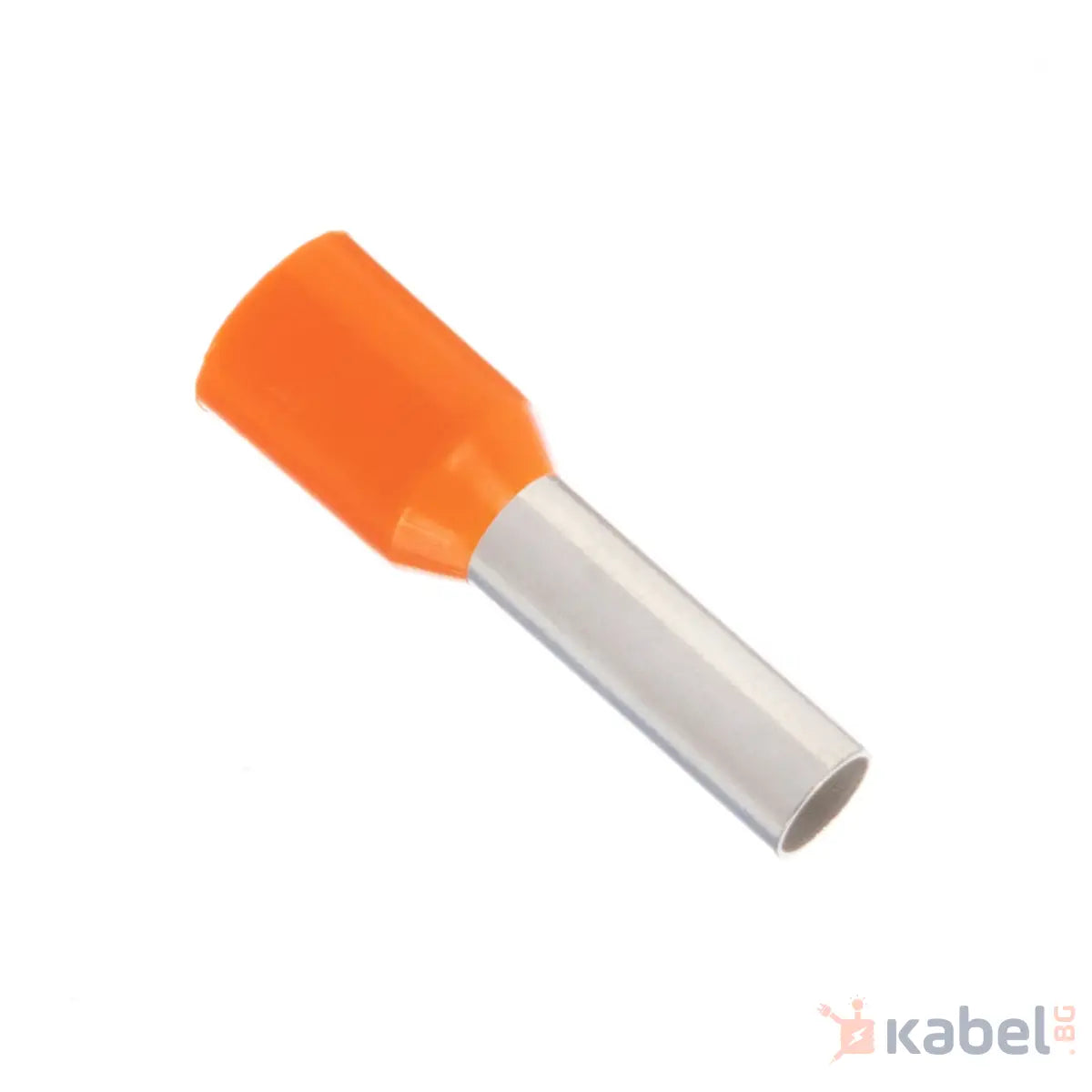 КАБЕЛЕН НАКРАЙНИК ИЗОЛИРАН Ce 040010 1х4mm2/10 ОРАНЖЕВ