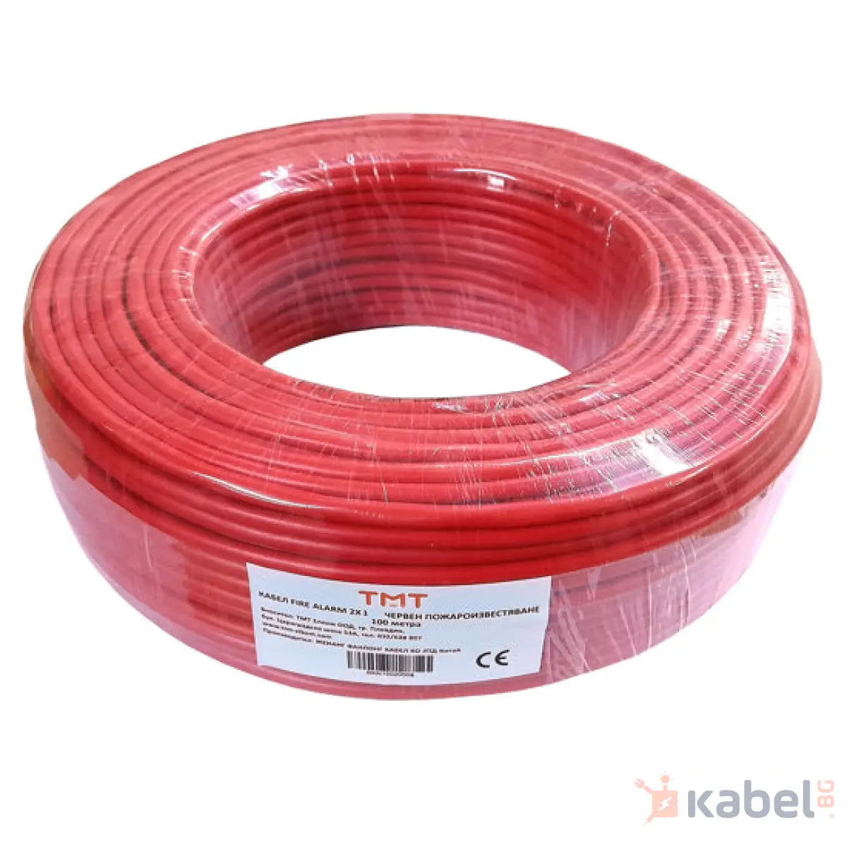 КАБЕЛ FIRE ALARM 2Х1 ЧЕРВЕН ПОЖАРОИЗВЕСТЯВАНЕ