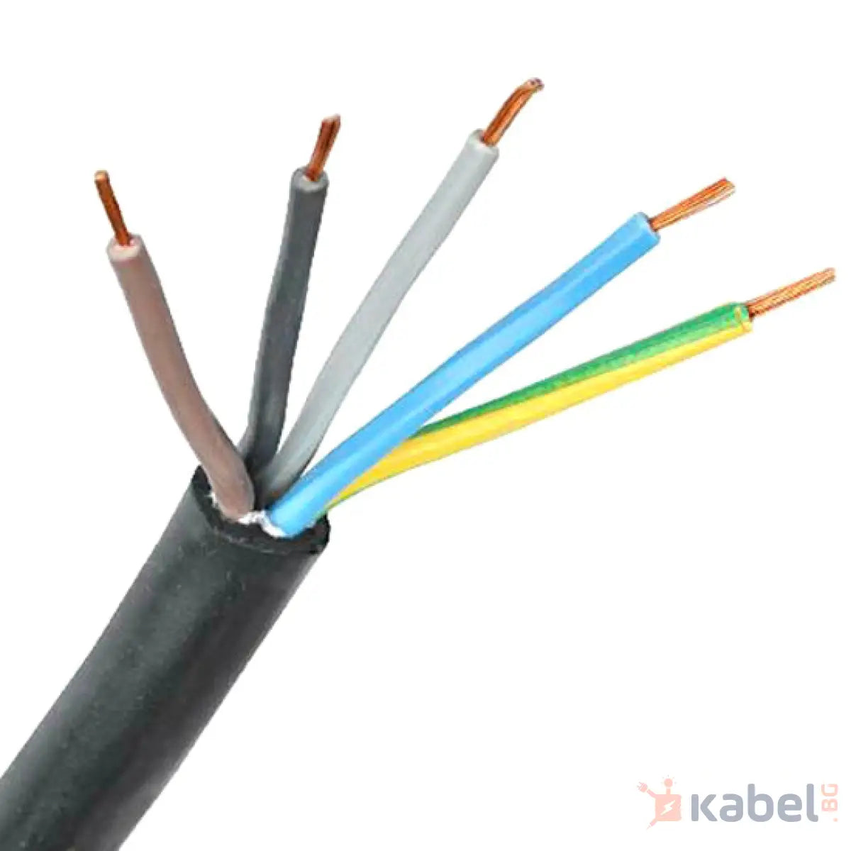 КАБЕЛ H07RN-F/ШКПТ 5Х10 Б 450/750V