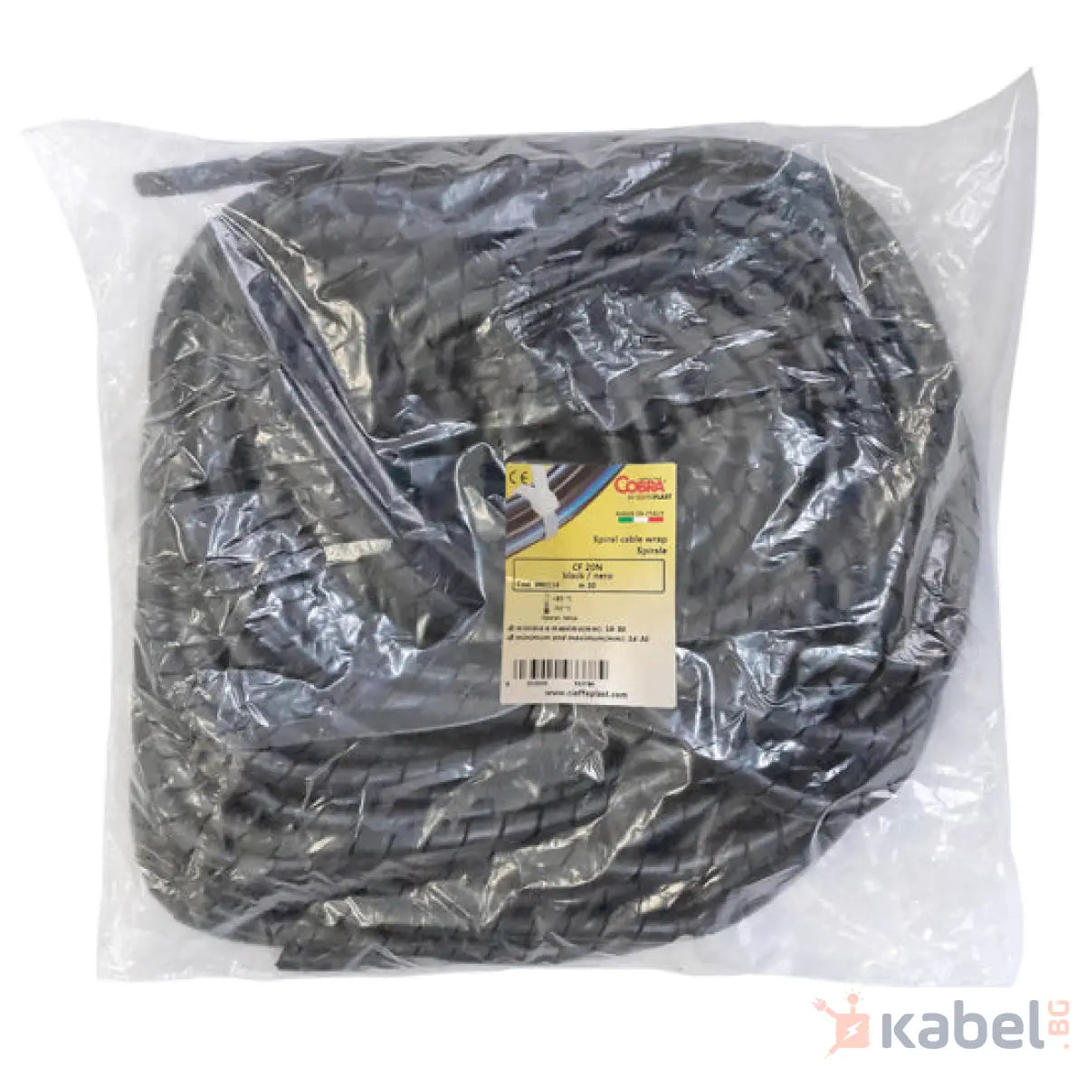КАБЕЛНА СПИРАЛА CF20N Ф20mm ЧЕРНА