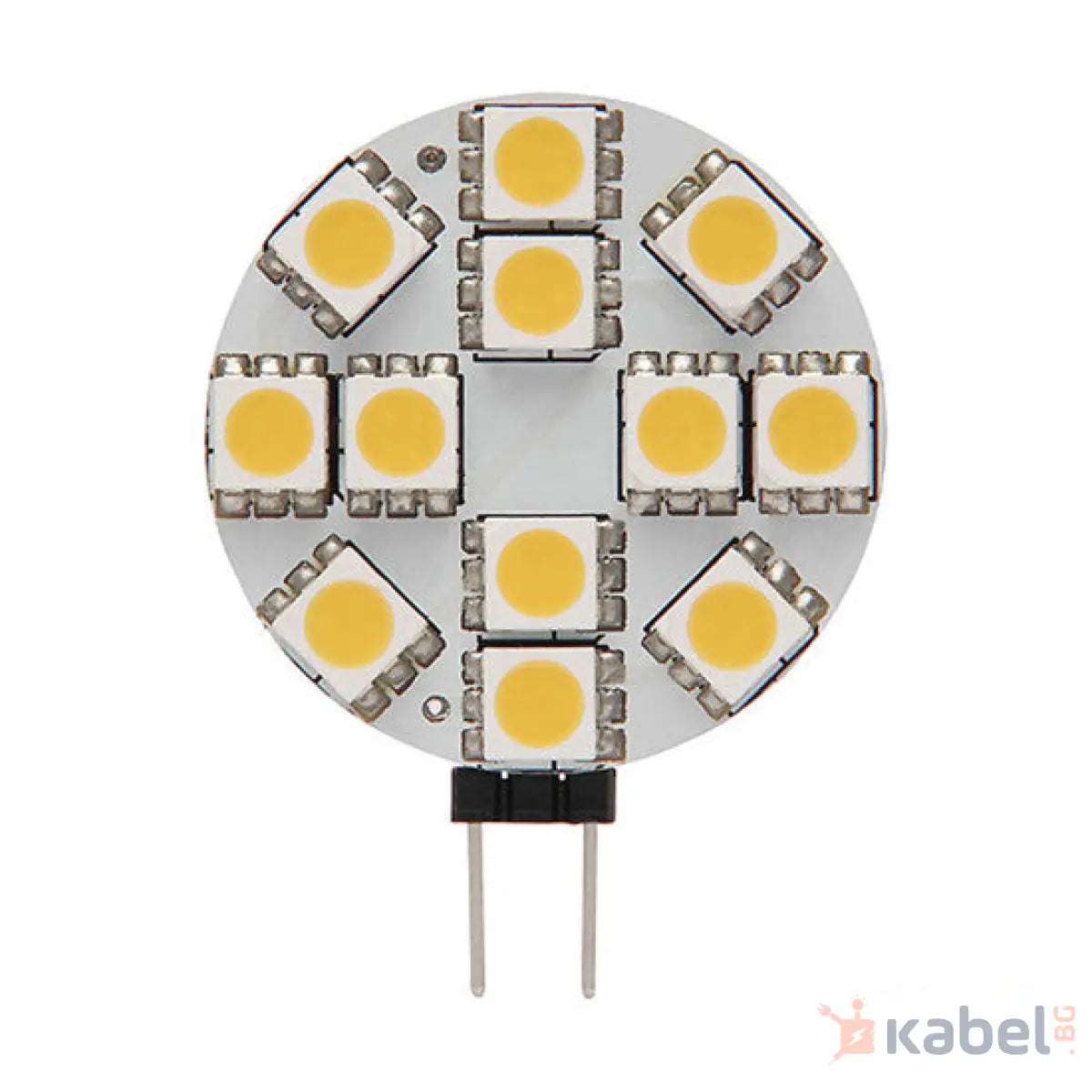 ЛАМПА LED 1.2W,G4,3000K,135Lm,18502,12V DC,SMD