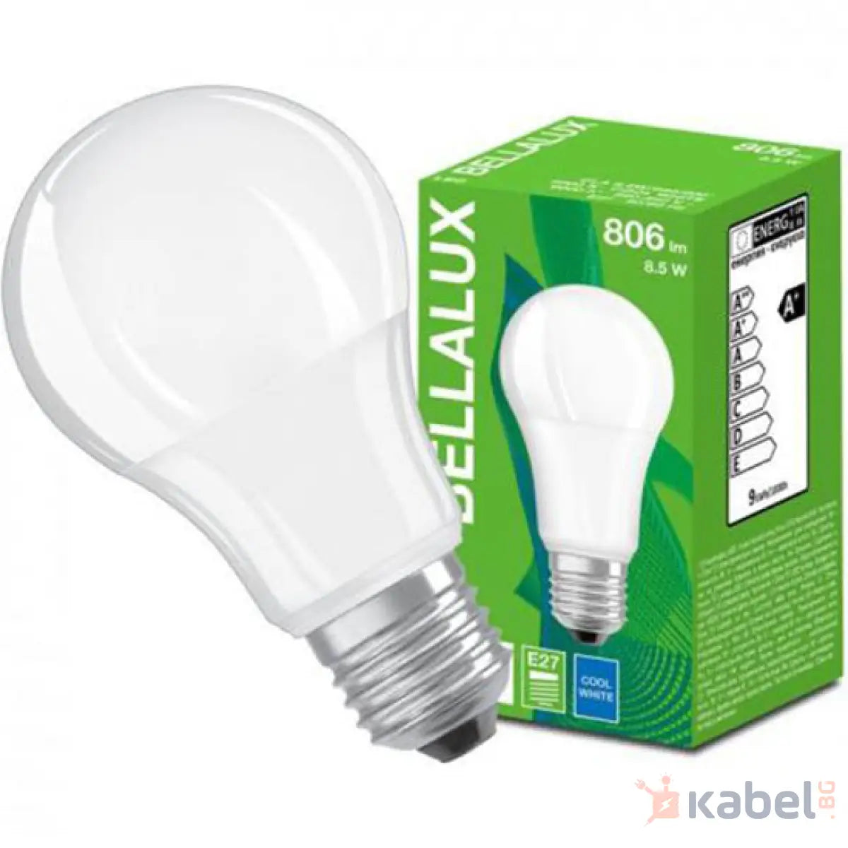 ЛАМПА LED BELLALUX CLA 8.5W/840 FR Е27,4000K,806lm
