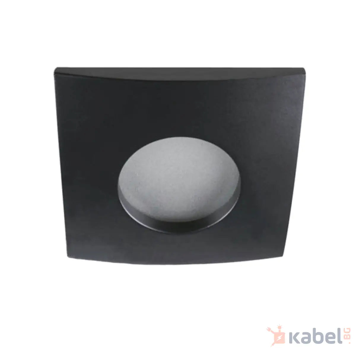 ЛУНА ЧЕРНА КВАДРАТ IP44/20 26307 QULES AC L-B