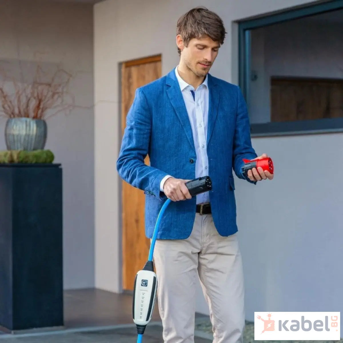 МОБИЛНА ЗАРЯДНА СТАНЦИЯ NRGKICK BLUETOOTH, WI-FI И 4G ТИП 2 | ТРИФАЗНА 22 KW | 5 МЕТРА
