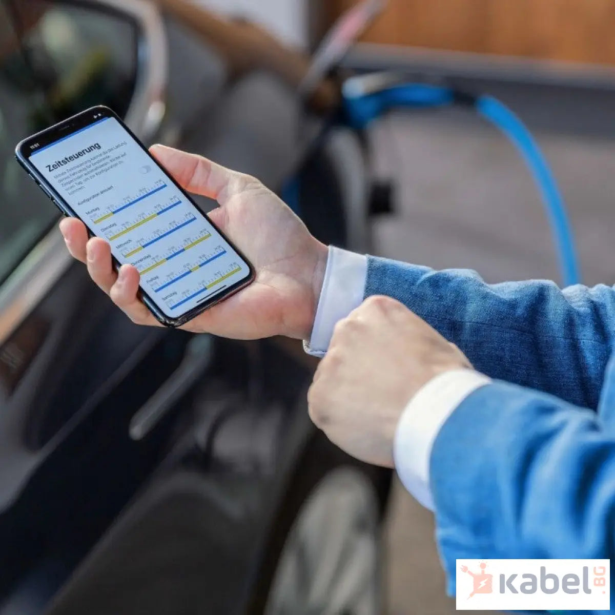 МОБИЛНА ЗАРЯДНА СТАНЦИЯ NRGKICK BLUETOOTH, WI-FI И 4G ТИП 2 | ТРИФАЗНА 22 KW | 5 МЕТРА