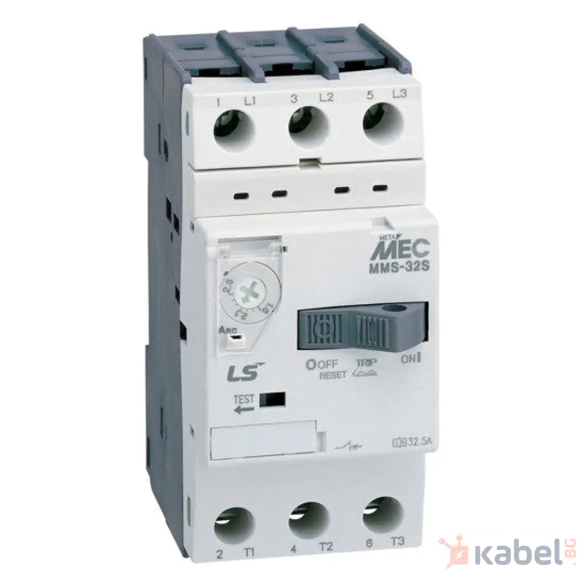 Моторен прекъсвач 4А 3P   ЛС  5kW Предпазител LS
