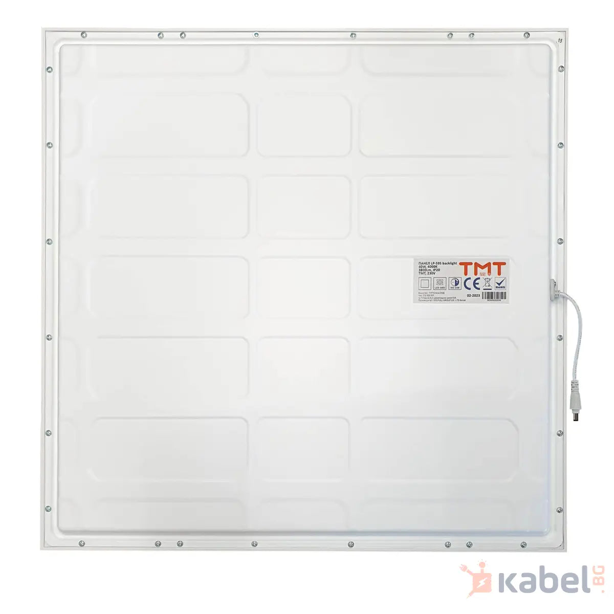 ПАНЕЛ LED 40W 4000K 3800Lm 595х595mm