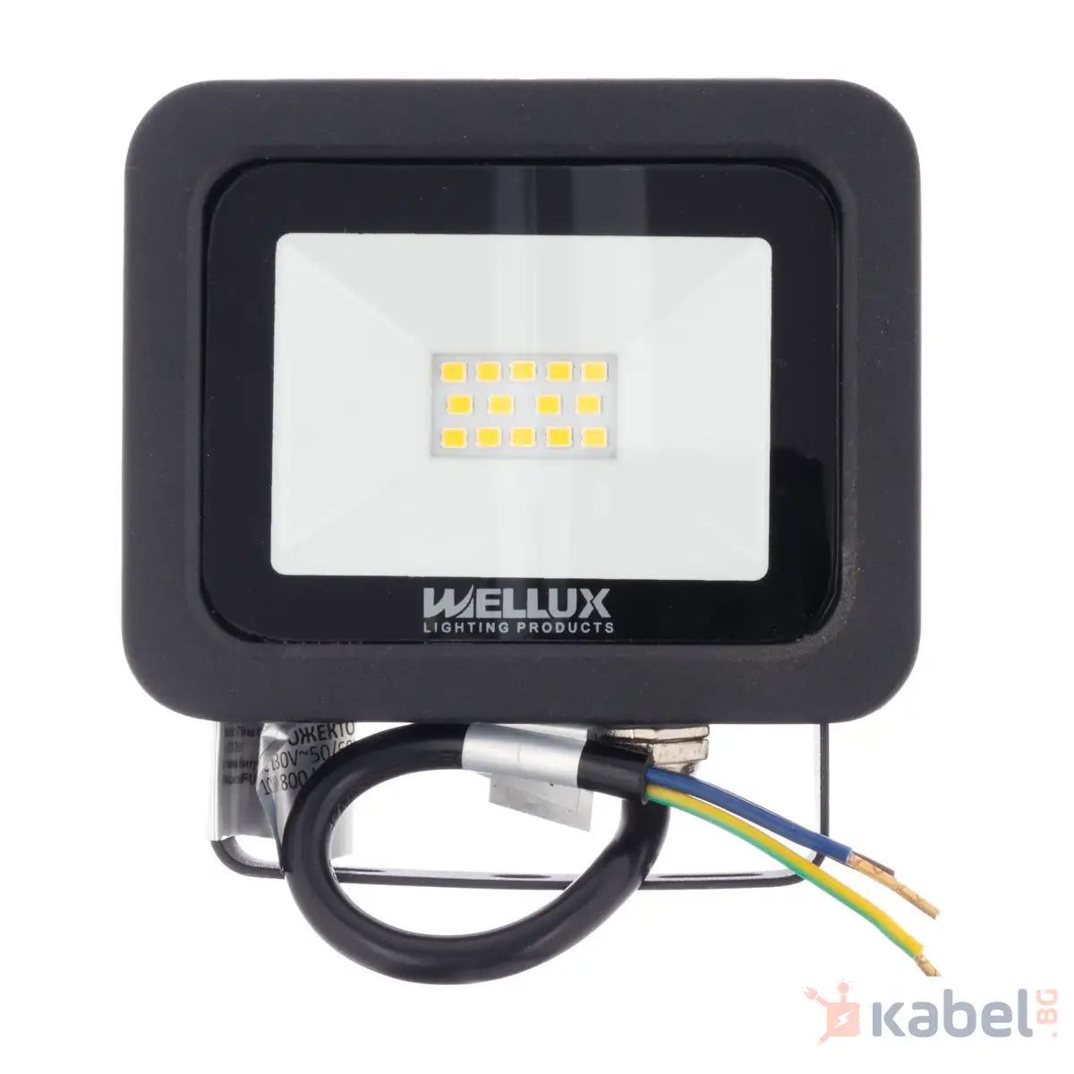ПРОЖЕКТОР LED 10W,4000K,860Lm,WELLUX,LF-BK-10W