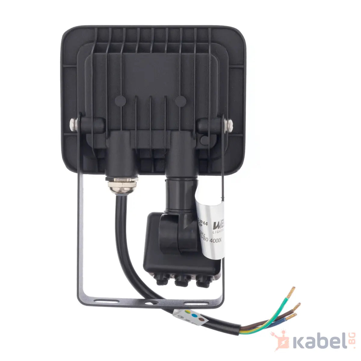 ПРОЖЕКТОР LED 10W+СЕНЗОР,4000K,860Lm,WELLUX,