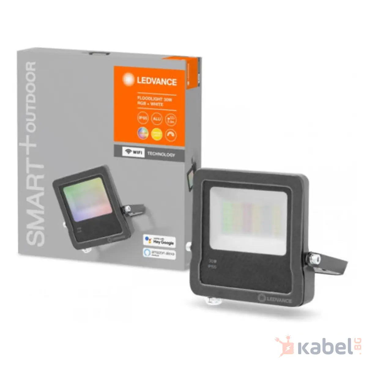 ПРОЖЕКТОР LED SMART+WIFI 30W RGBW 3000K,2400lm