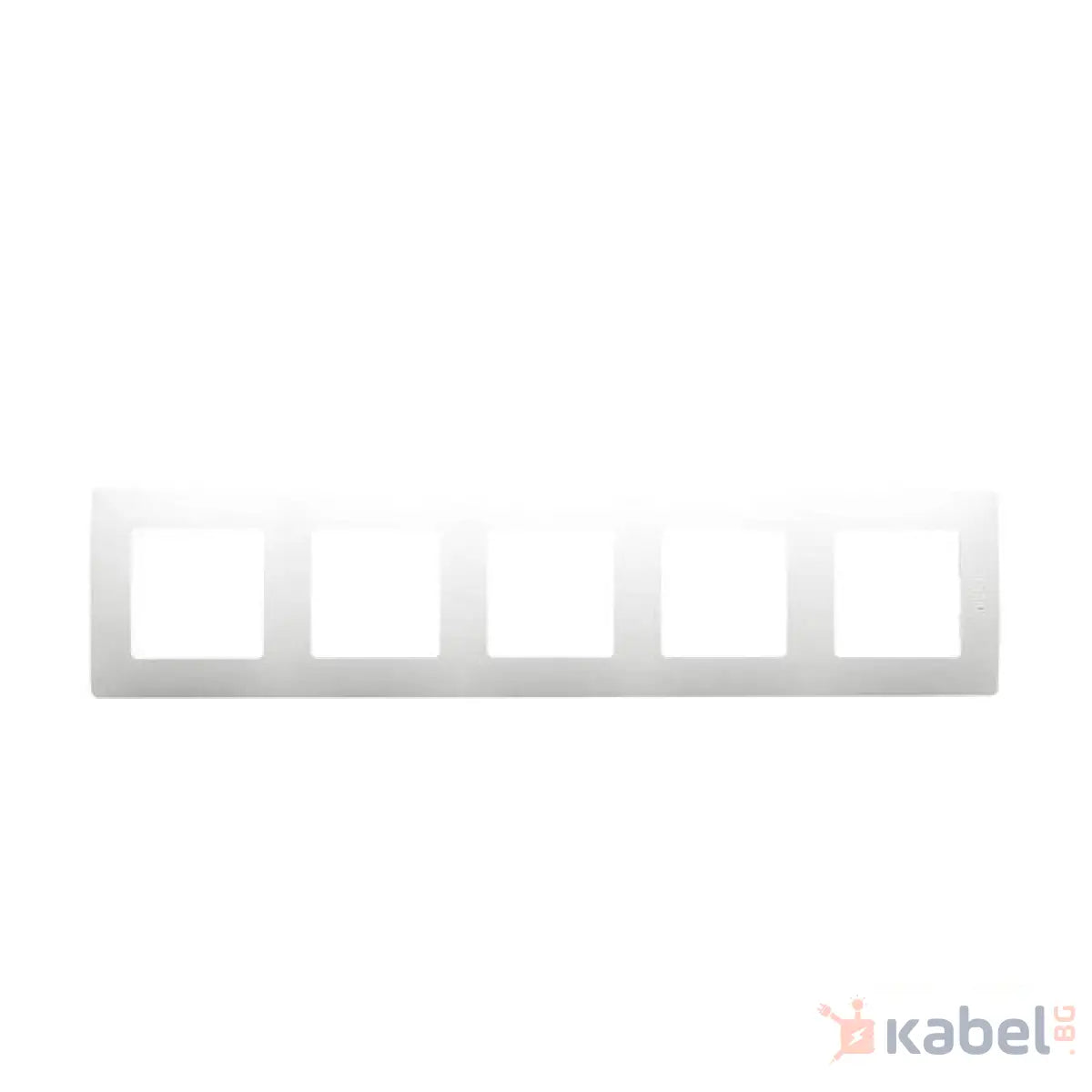 Декоративна рамка Legrand / Легранд Бял IP20 за 5 контакта/ ключа