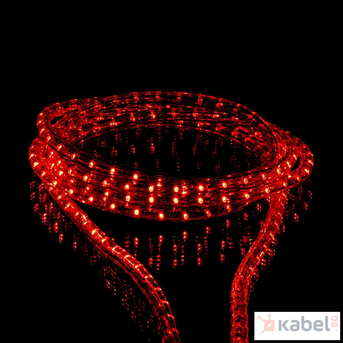 СВЕТЕЩ КАБЕЛ LED ЧЕРВЕН 48LED 3W/1m 230V