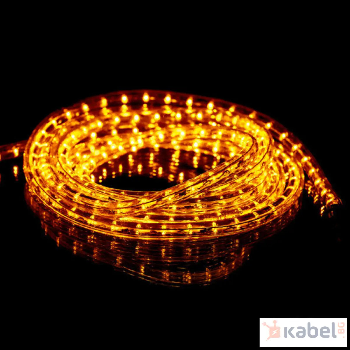 СВЕТЕЩ КАБЕЛ LED ЖЪЛТ 48LED 3W/1m 230V