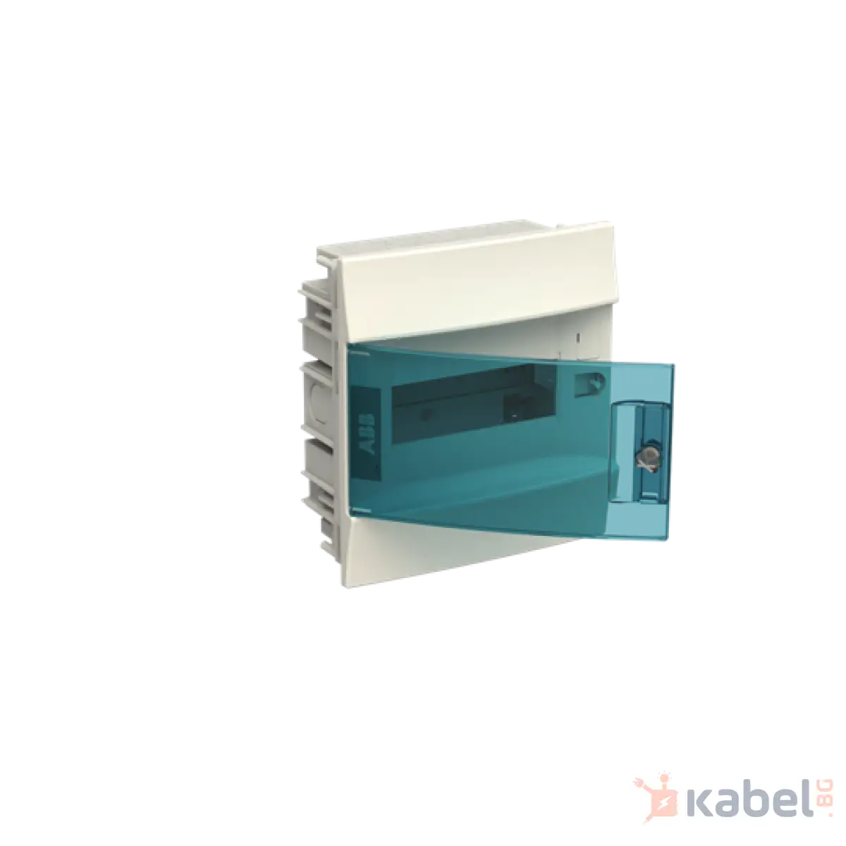 1SLM004100A1202 ТАБЛО АПАРТАМЕНТНО/ТАП  8 СКРИТ МОНТАЖ IP41 ПРОЗРАЧНА ВРАТА БЕЗ ШИНИ