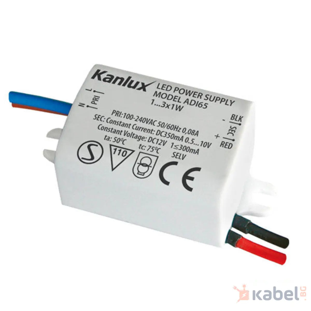 ТРАНСФОРМАТОР LED 1-3W,1440,ADI,220V,DC 350mA