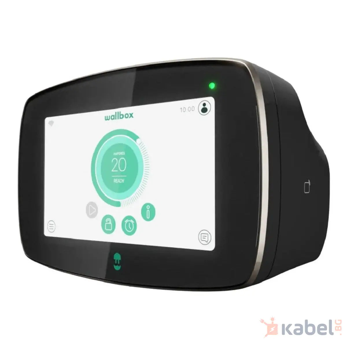 ЗАРЯДНА СТАНЦИЯ WALLBOX COMMANDER 2 КАБЕЛ ТИП 2 | 22 KW AC | ЧЕРЕН ЦВЯТ Каталожен номер: WLBC2-B-22KW